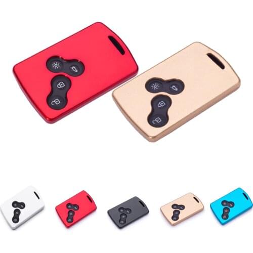 ABS Car Key Cover For Renault Megane 2 3 Clio 4 Trafic Duster Captur Logan Koleos Laguna 2 3 Auto Remote Control Protector Case