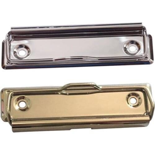 D0LF Mountable Clipboard Clips Spring Loaded Surface Mount Handle with Rubber Feet