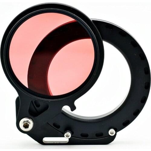 Seafrogs 67mm to 67mm Flip adapter for Underwater housings Filter Ring Mount Adapter Clamp for Meikon and Seafrogs Housing