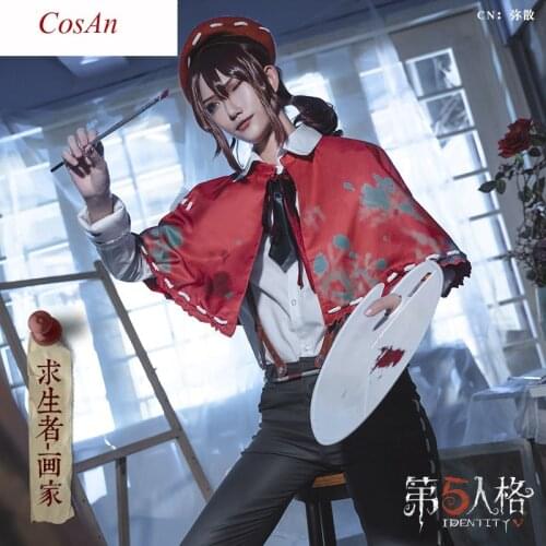Game Identity V Edgar Valden Cosplay Costume Painter Initial Skin The High Quality Uniform Party Role Play Clothing Custom-Make