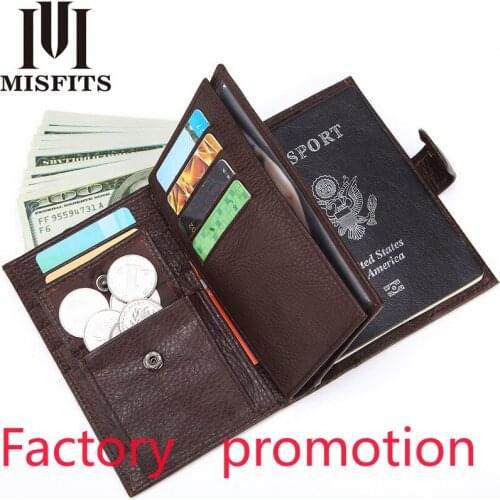 Cross-Border Sales Passport Holder Leather Passport Holder duo ka wei Full-Grain Leather Short Wallet zheng jian bao Wholesale