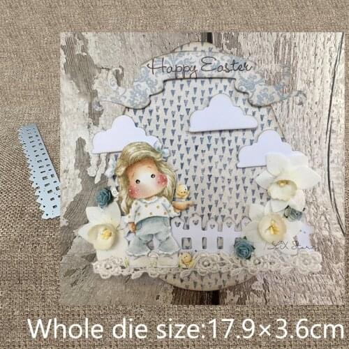 New Design Craft Metal stencil mold Cutting Dies lovely fence decoration scrapbook die cuts Album Paper Card Craft Embossing