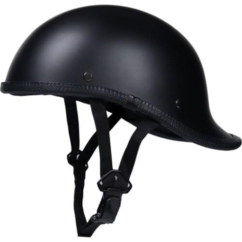 Motorcycle helmet mens and womens half helmet four seasons personality portable calf helmet big cocked tail cap