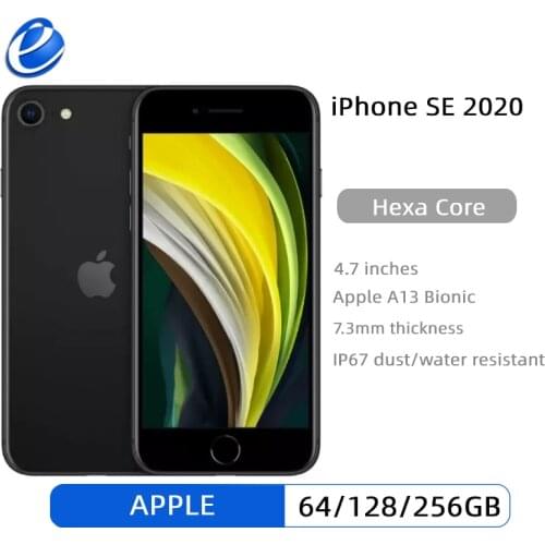 Unlocked Apple iPhone SE 2020 Smartphones 4.7 inch A13 Original iPhone SE 3G. RAM. 64/128/256GB ROM Hexa Core Cellphones 1821mAh