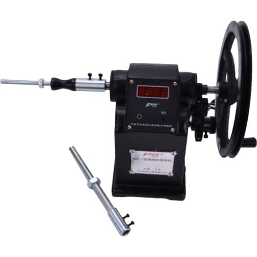 1pcs NZ-7 new Manual Hand Coil Counting Winding Winder Machine for thick wire 2.5mm
