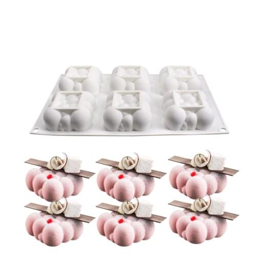 6 Hole Cloud Silicone Cake Mold for Baking Mousse Chocolate Sponge Moulds Pans Cake Decorating Tools Accessories Moule Wholesale