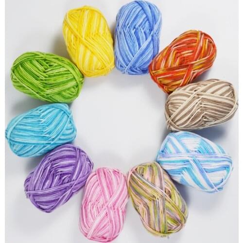 High Quality 70 Color Baby Milk Cotton Yarn Soft Crochet Thick Yarn For Hand Knitting Warm Sweater Sofa Cushion Scarf DIY