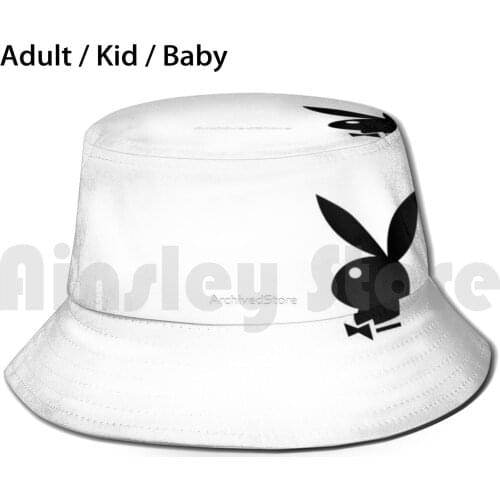 Bunny Bucket Hat Adult kid baby Beach Sun Hats Bunny Carti Playboi Carti Bunny Awge Stay Home Logo