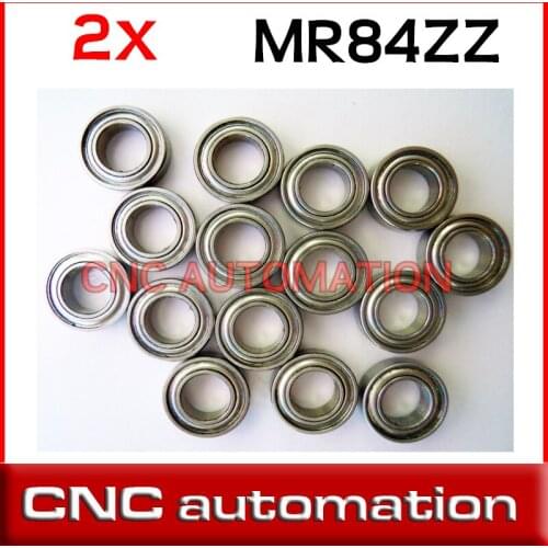 2pcs MR84 ball bearing MR84ZZ 4*8*3mm miniature Ball bearings radial shaft