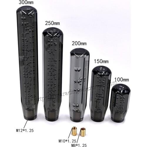 5 Colors for car modification 25/30cm Bubble shift knob red/black Crystal gear shift knob