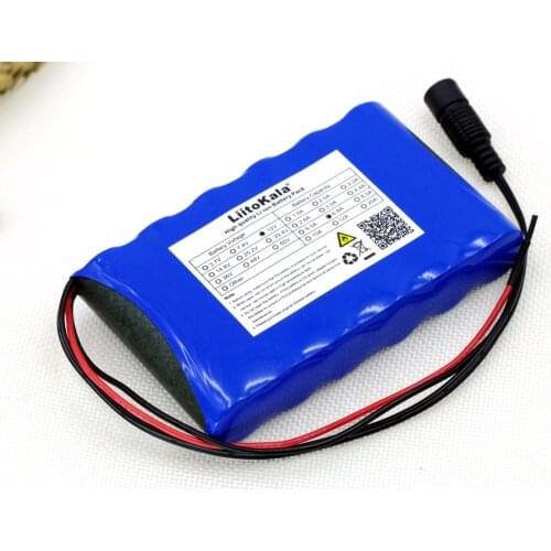 Liitokala 12V 6.8Ah 6800mah 18650 rechargeable battery 12V + PCB lithium battery pack protection board