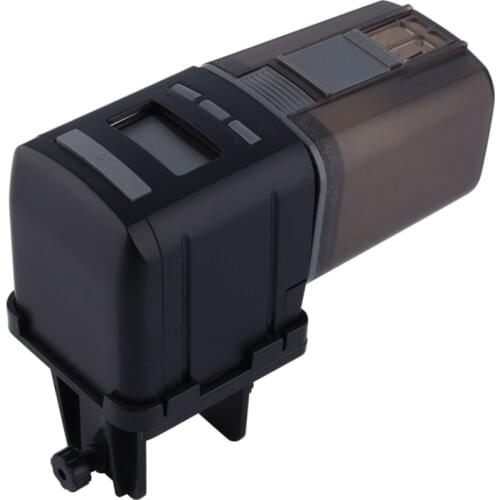 Aquarium Fish Tank Automatic Fish Food Timer Feeding Adjustable Digital LCD Display Auto Feeders with Timer Pet Feeding