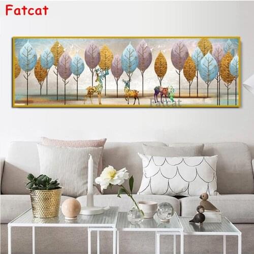 Rich tree Leaf DIY Diamond Painting Wall Art nordic Picture diamond embroidery mosaic stitch Home Decor Handmade Gift,PP1705