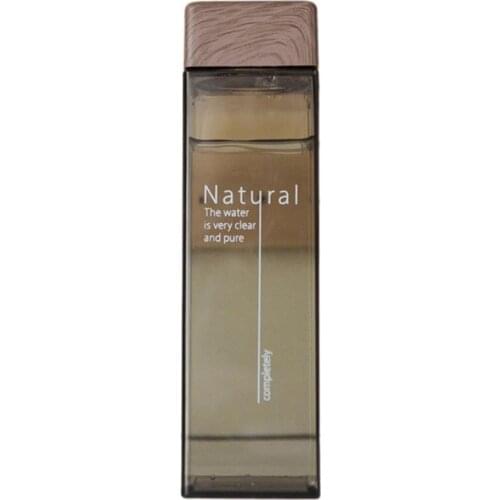 Water Bottle Square Leak-proof Plastic Portable Drinking Cup for Outdoor Water Bottle Square Simple Ready-to-hand Cup 2021 New