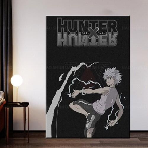 Hunter x Hunter Killua Zoldyck HxH anime Canvas poster Painting wall Art decor Living room Bedroom Study Home Decoration Prints