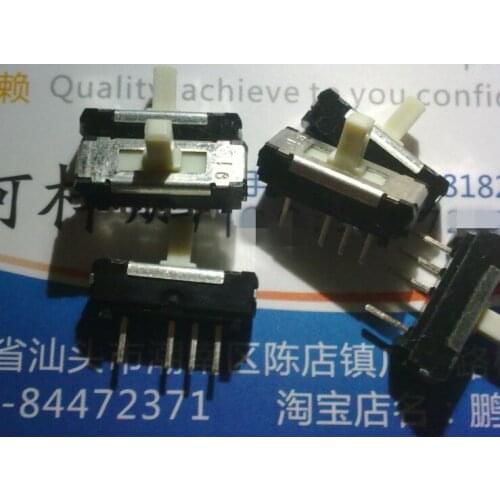 5PCS/lot Imported Japanese ALPS SSSS919800 pull switch 4 feet 3 gear sliding switch vertical straight plug