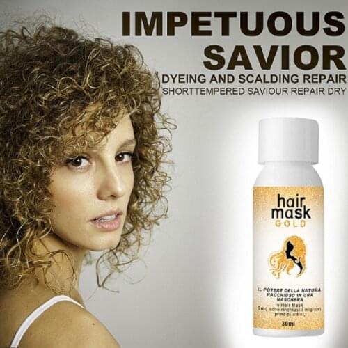 Suits Curly Hair And Hair Dyes 30ml Hair Mask Regulates Frizz Hair Oil Nourishes Bright Professional Results Hair Balm TSLM1