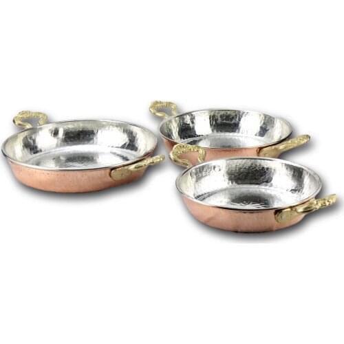 Morya Copper Frying Pot Thickened Omelet Pan Non-stick Egg Pancake Steak Fish Cooking Saucepan Raw Breakfast Maker Cookware set