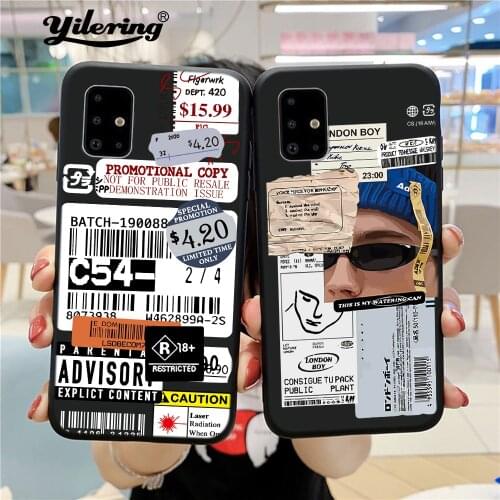 Fashion Coque Retro Bar Code Label Case For Huawei P20 lite P30 P40 lite P50 Pro P Smart Plus 2019 2021 Z Case Soft Cover