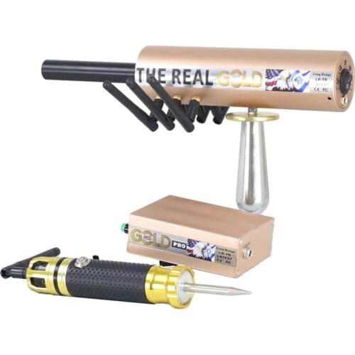 2019 Newest Version The Real Gold AKS Long Range Gold Detector 6 Antennas Plastic Carry Case for Gold Silver Gem Diamond