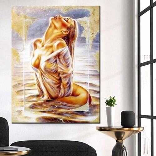 New Arrival 5D DIY Diamond Painting Embroidery Picture Of Rhinestone Sexy Girl Beauty Diamond Mosaic Portrait Handmade Home Gift