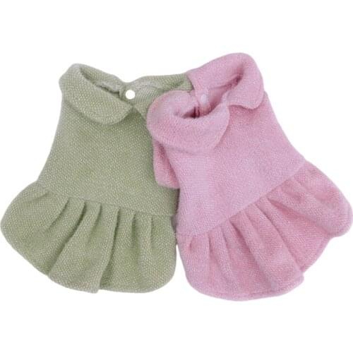 Autumn Winter Pet Dog Dress Cat Puppy Small Dog Clothes Yorkies Pomeranian Shih Tzu maltese Bichon Poodle Schnauzer Clothing XS