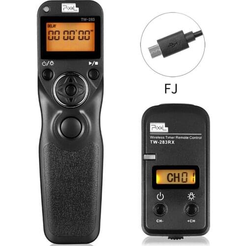 PIXEL TW-283/90 Wireless Timer Shutter Release For Fujifilm GFX50S/X-Pro2/X-T2/X-T1/X-T20/X-E2/X-E2S/X-M1/X100F/X100T/X-A2/X70