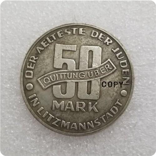 Poland : 50 MARK 1943 GETTO Juden COPY