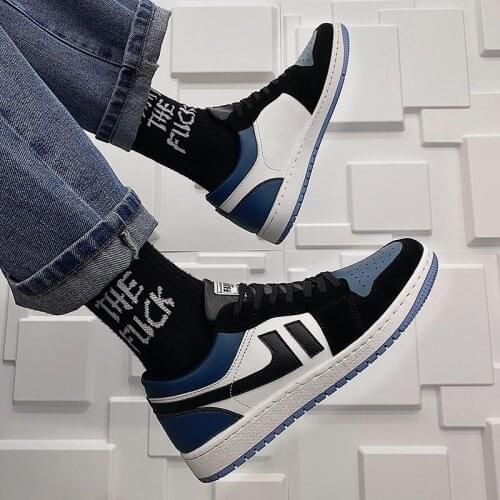 Casual Shoes of Agitation of Male Student Port of Board Shoe of Tide of Korean Version of New Model Male Shoe Sneakers