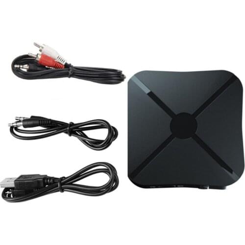 2 in 1 Bluetooth 4.2 Receiver and Transmitter Audio Music Stereo Wireless Adapter RCA 3.5MM AUX Jack For Speaker TV Car PC