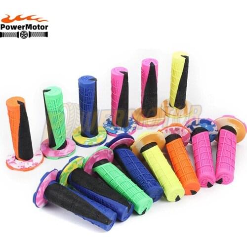 Motorcycle Handlebar Grips 22mm 7/8" For Honda Kawasaki Yamaha Suzuki Bmw Mx Pit Dirt Bike Grip Throttle Assist