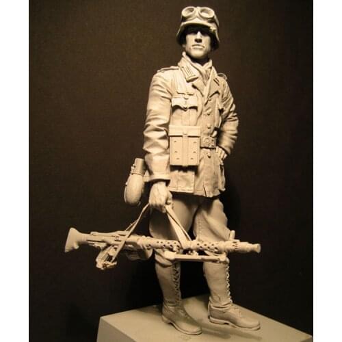 1/16 Afrika Korps Infantry, Resin Model figure GK, Soldier Military theme of WWII Unassembled and unpainted kit