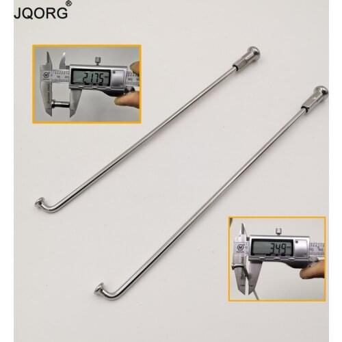 9G 3.5mm Motorcycle Spokes J-bend Sliver Color 304 Stainless Steel Material Motocross Spokes Match With Stainless Steel Nipples