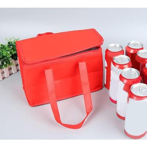 Lunch Cooler Bag Insulation Folding Picnic Portable Ice Pack Food Thermal Bag Food Delivery Bag Drink Carrier Insulated Bag NEW