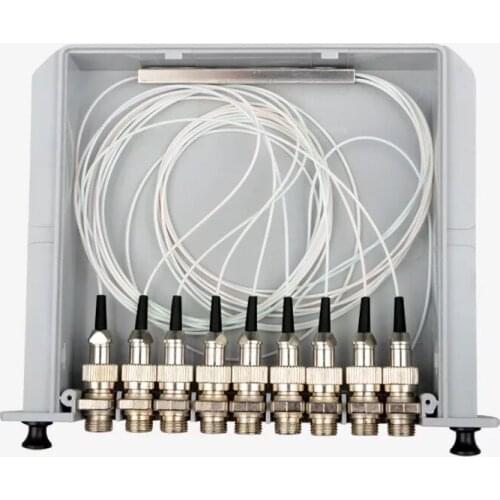 FC/APC Fiber Optic Splitter 1x8 Optical PLC Splitter Cassette Box Card Inserting Type Optical FTTH PLC Splitter,Free Shipping