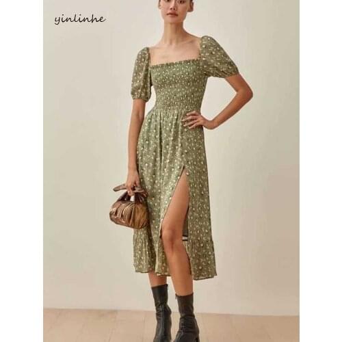 Yinlinhe Summer Dresses With A Slit
