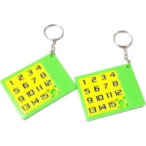 1-6X Keychain Number Slider Puzzle E764 Kid Toy Birthday Party Favors Game Gift Prize Pinata Bag Filler Loot Gag Pocket Novelty