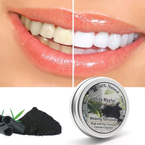 1PC Teeth Whitening Activated Carbon Powder Healthy Harmless Bamboo Charcoal Whitening Oral Hygiene Cleaning Teeth Caring TSLM2