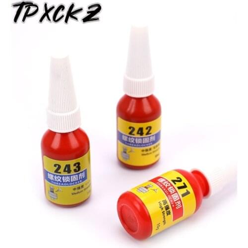 2021 New Anti-Corrosion 271 Screw Glue 243Fastening Agen Thread 242 Anaerobic Adhesive Repair Tools