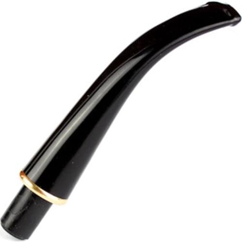 1pcs Acrylic Mouthpieces Pipe Stem Replacement Tobacco Pipe Stem for Smoking Accessories Tobacco Pipe Mouthpiece