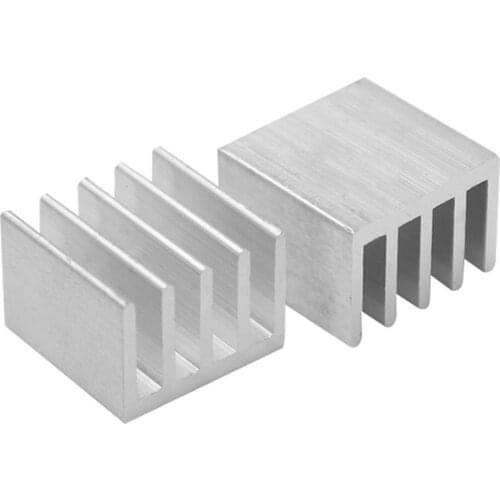 10Pcs 14x14x10mm Aluminum PC Computer CPU Chipset Cooling Radiator Heatsink