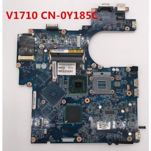 Free shipping For Vostro 1710 V1710 Laptop Motherboard CN-0Y185C 0Y185C Y185C JAL60 LA-4131P DDR2 working well