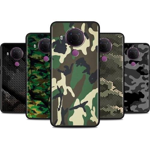 Phone Case For Nokia 7.2 G10 5.4 5.3 3.4 8.3 1.4 2.4 Silicone Cover for nokia X10 X20 XR20 Fundas Camouflage Print