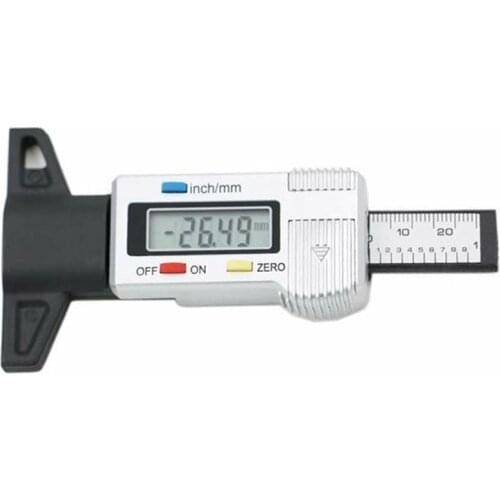 Digital Car Tyre Tire Tread Depth Gauge Meter Auto Tire Wear Detection Measuring Tool Caliper Thickness Monitoring System