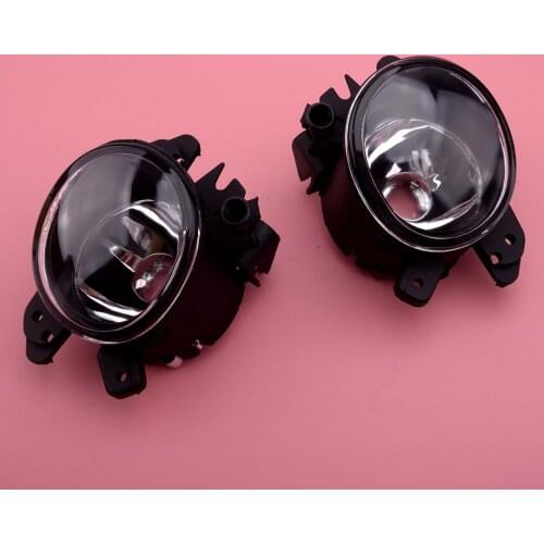 CITALL 1 Pair Front Left&Right Driving Fog Light Lamp Housing Fit For Smart Fortwo 451 2007 2008 2009 2010 2011 2012 2013 2014