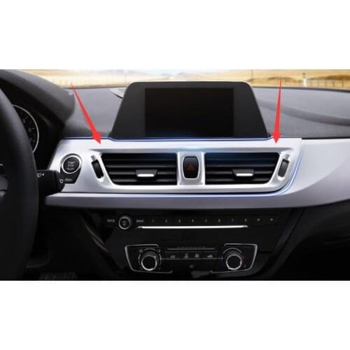 For BMW 1 series Sedan 118i 120i 2017 Car Interior Navigation Frame Panel Control Air Conditioner Outlet Cover Trim Decoration