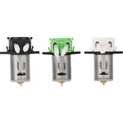 12V 3X5 Dosing Pump DIY Peristaltic Tube Head For Aquarium Lab Chemical Analysis Peristaltic Pump Automatic Micro Water Pump