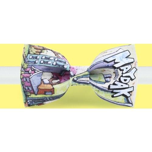 Free shipping 2019 new fashion mens male man Original handmade tie printed bow tie banquet party groom dress wedding MAYDAK