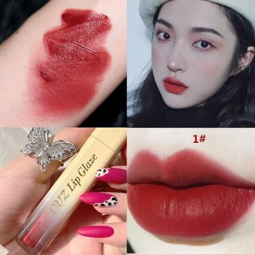6 Colors Matte Lipstick Waterproof Long Lasting Portable Sexy Make Up Red Beauty Cosmetics Lip Gloss Winter Dropship TSLM1