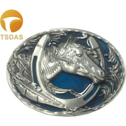 Fashion Horse Belt Buckle New Mens Zinc Alloy Metal Belt Buckle Suit For 3.8-4 cm Belt Drop Shipping